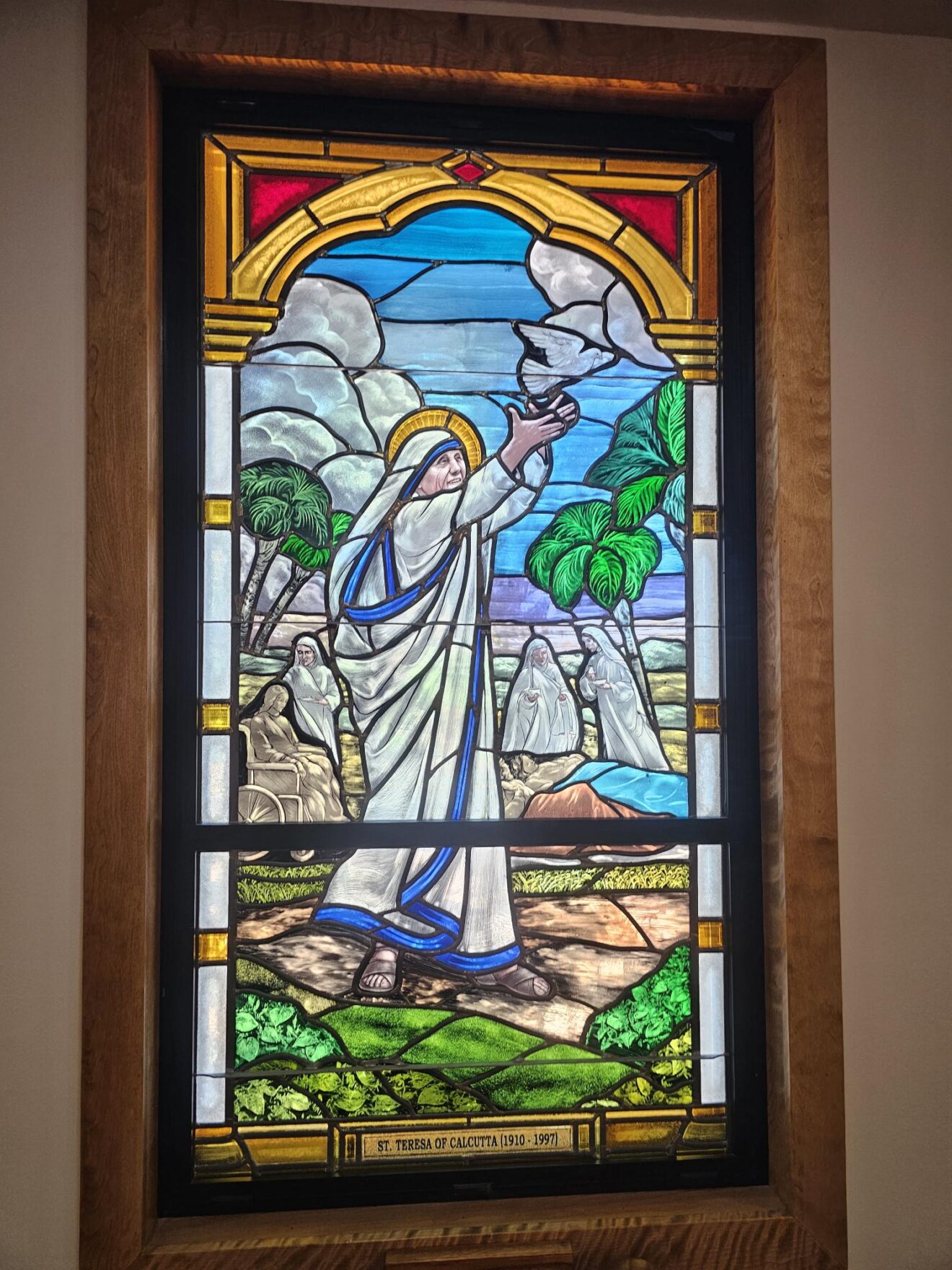 A Stained Glass Portrait- Mother Teresa of Calcutta