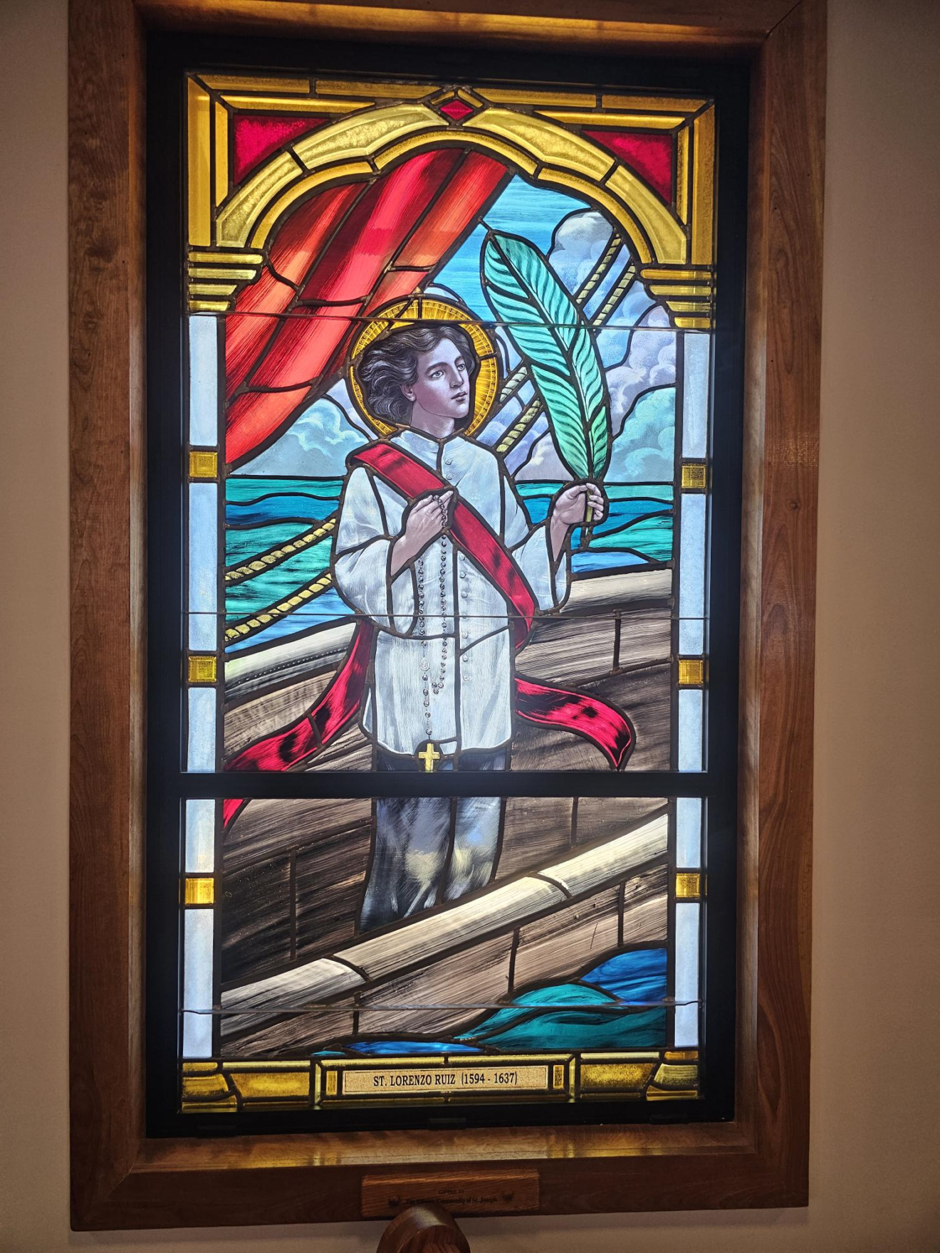 Saint Lorenzo Ruiz- A stained glass journey