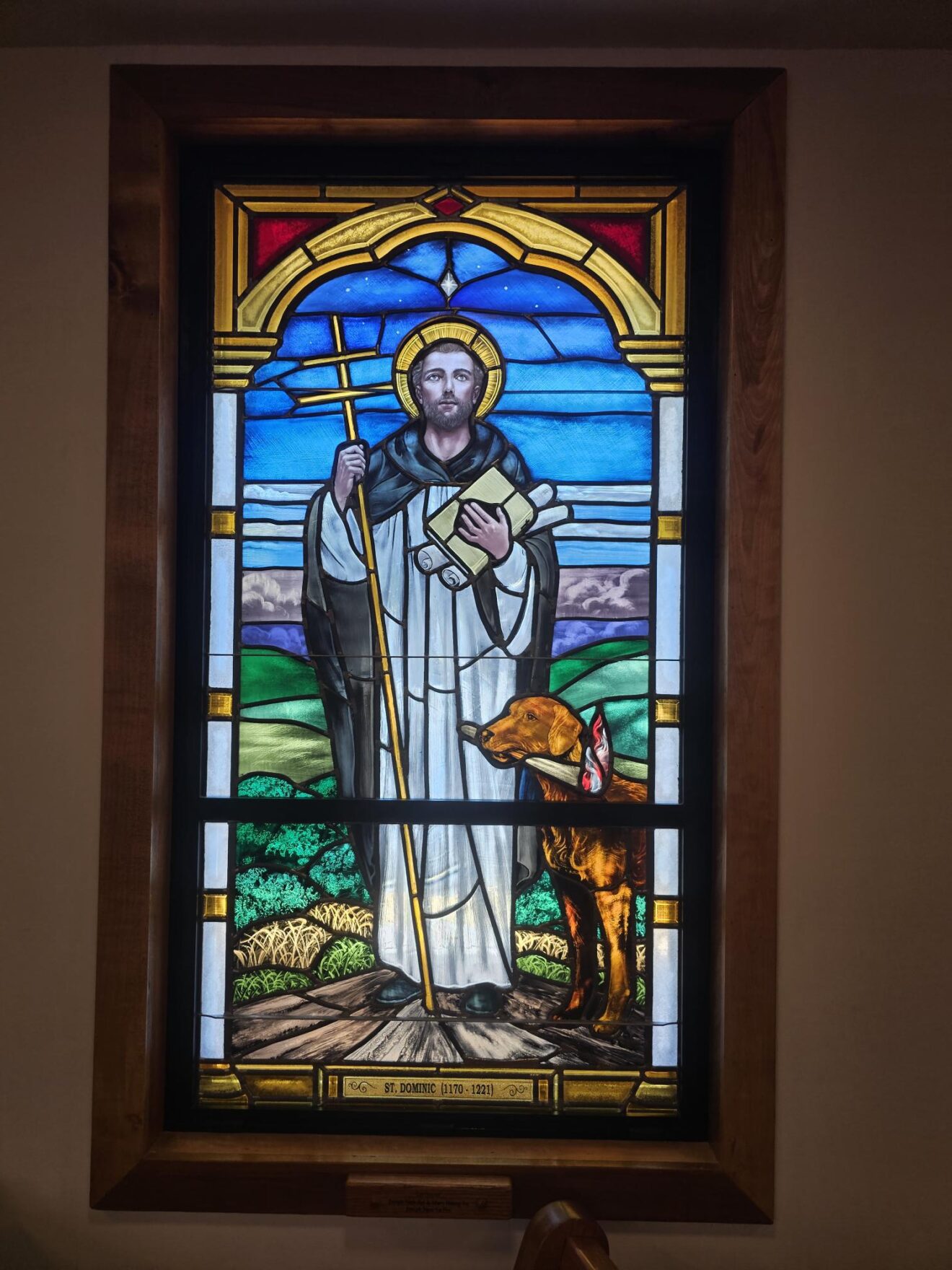 A Stained -glass journey - Saint Dominic