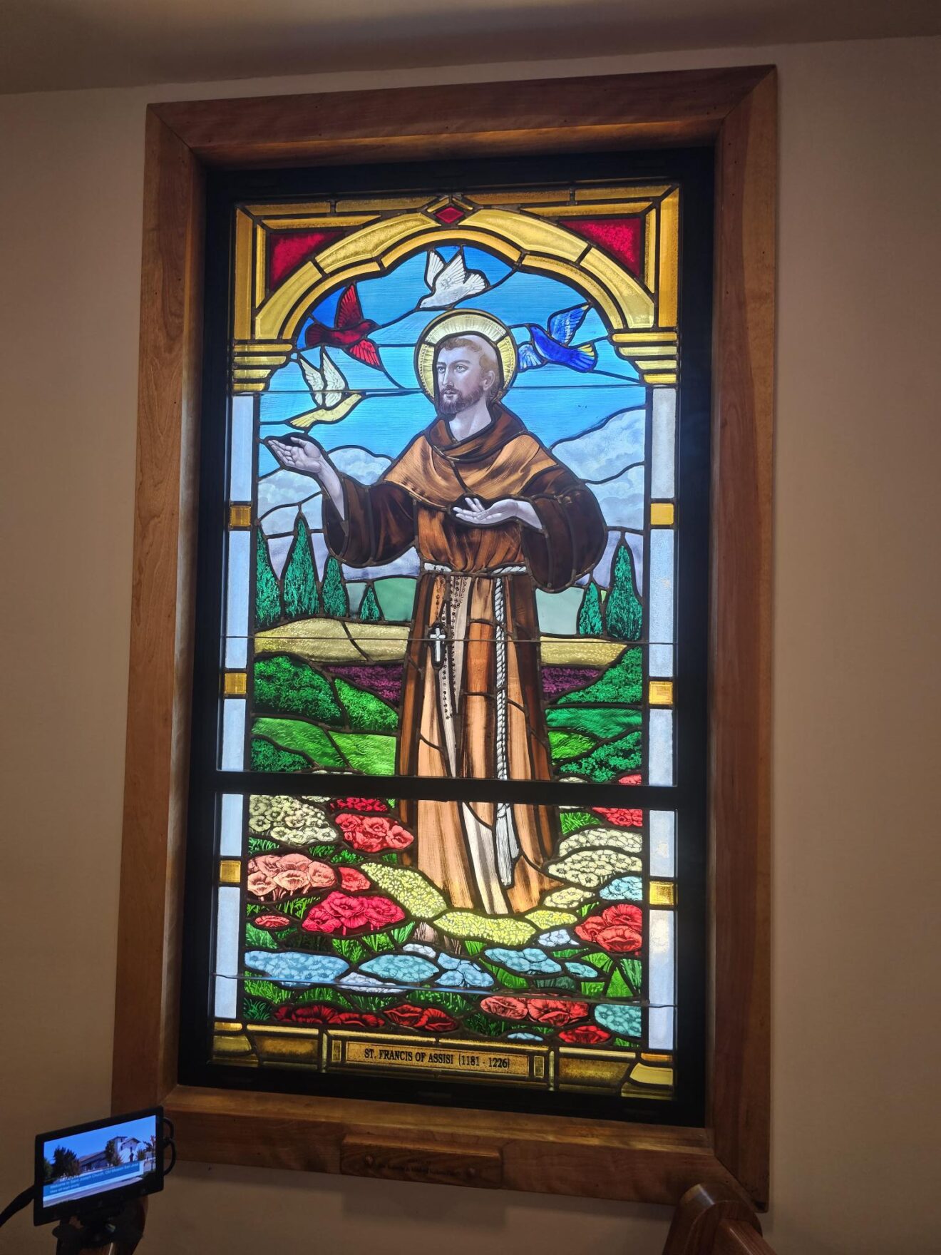 A stained glass journey- Saint Francis of Assisi (1181-1286)